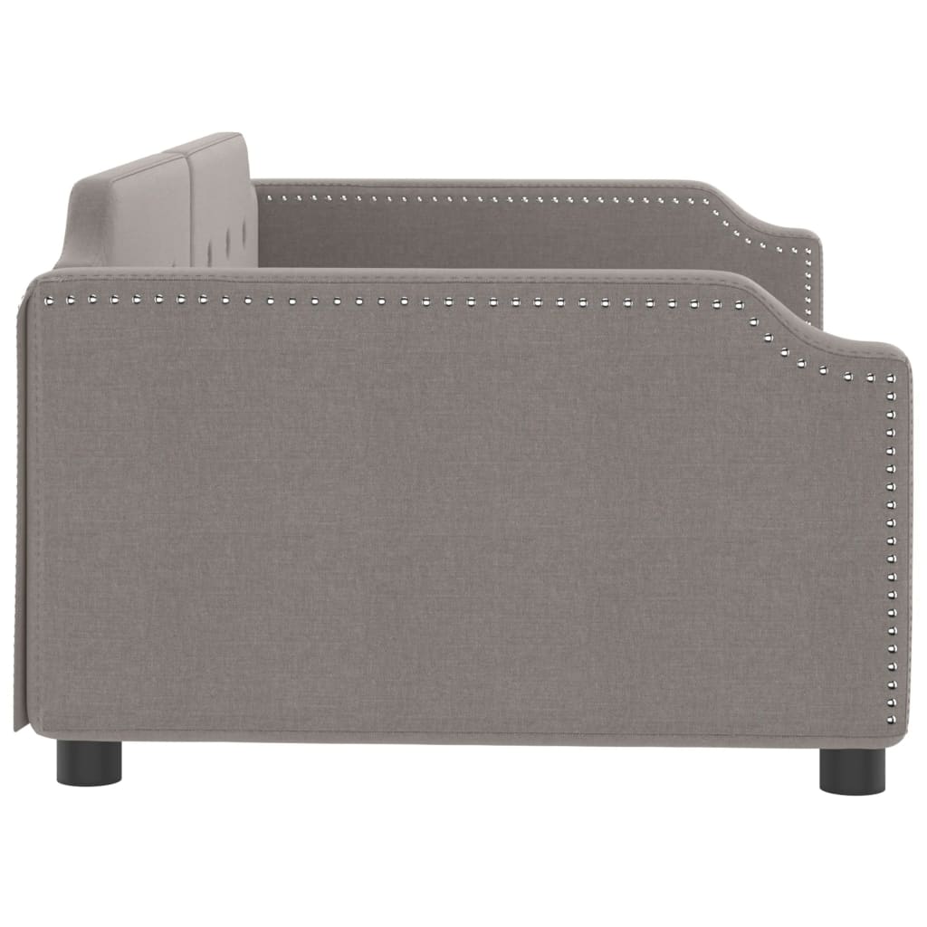 Letto da Giorno Tortora 100x200 cm in Tessuto