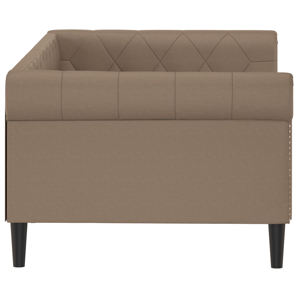 Letto da Giorno Cappuccino 80x200 cm in Similpelle