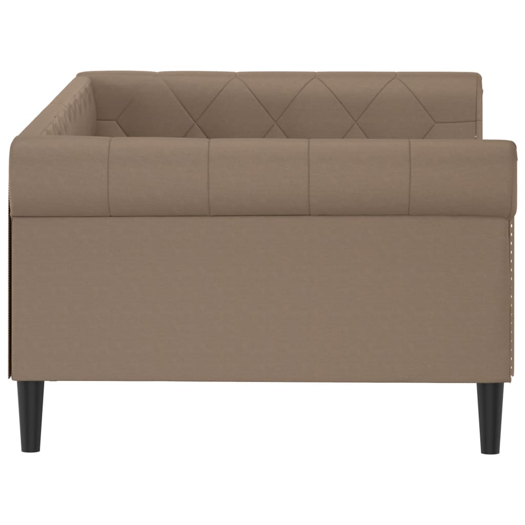 Letto da Giorno Cappuccino 100x200 cm in Similpelle