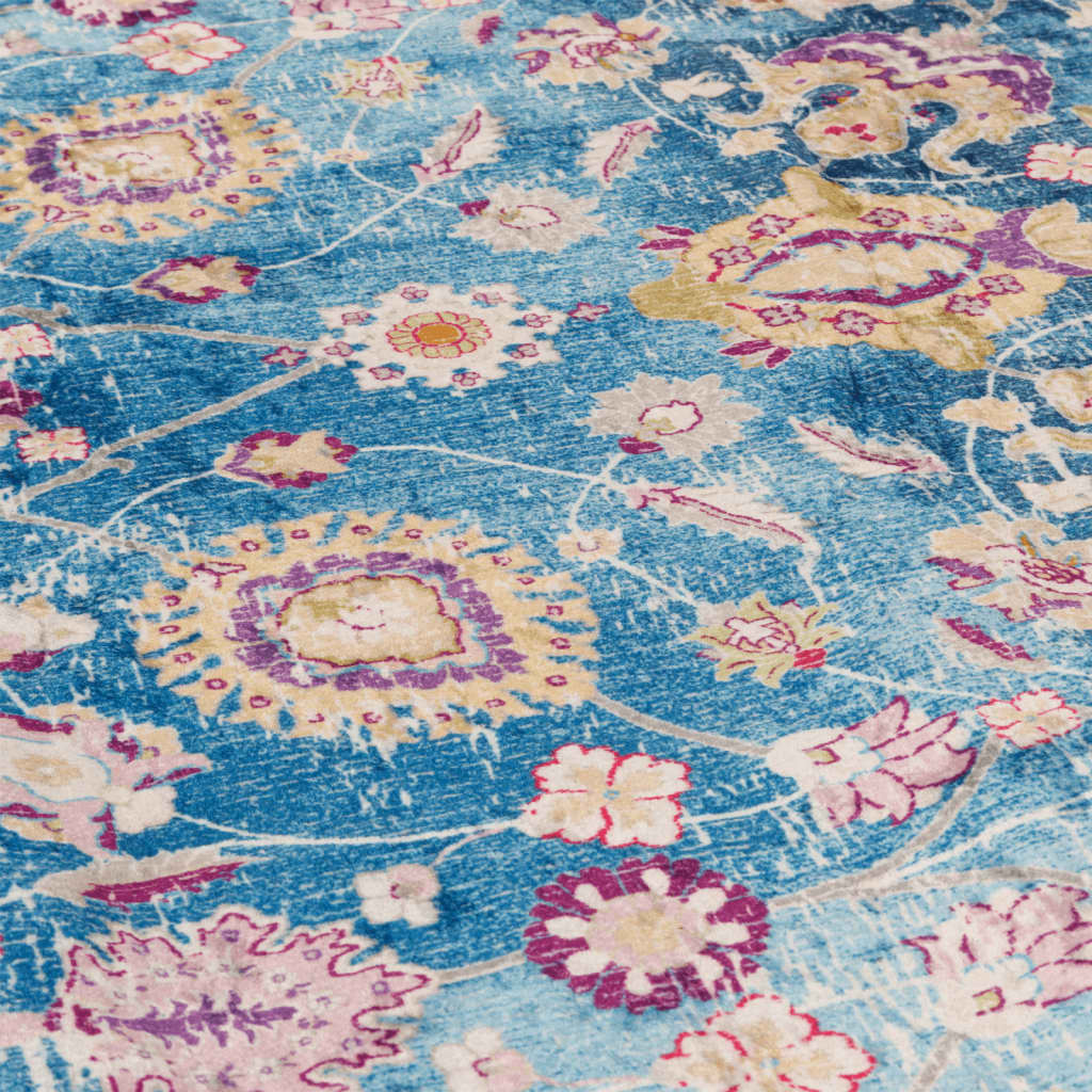 Tappeto Lavabile Multicolore Ø 120 cm Antiscivolo