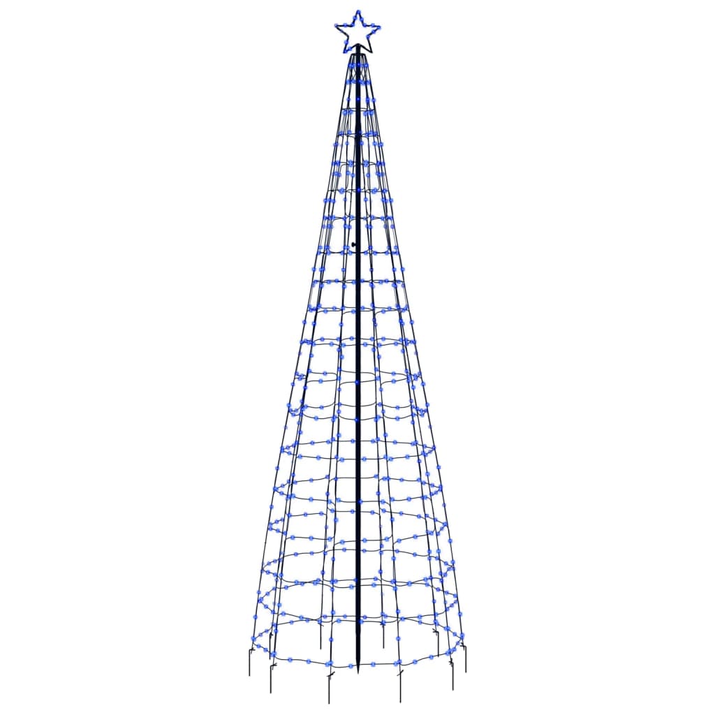 Albero di Natale a LED con Punte 570 LED Blu 300 cm