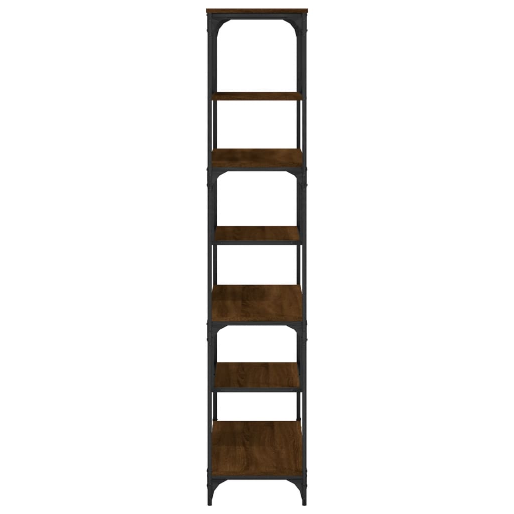 Libreria Rovere Marrone 81x36x176 cm in Legno Multistrato