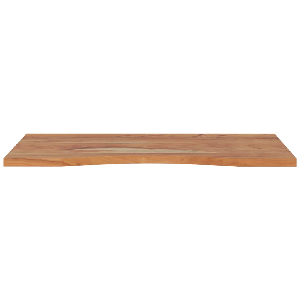 Piano Scrivania 80x50x2,5 cm Rettangolare Legno Massello Acacia