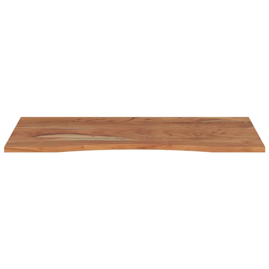 Piano Scrivania 110x60x2,5cm Rettangolare Legno Massello Acacia