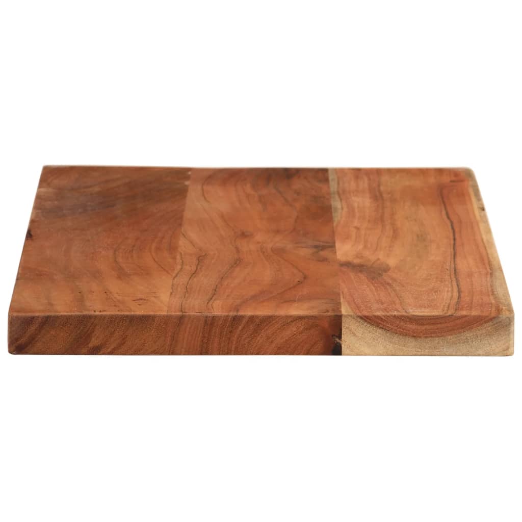 Piano Tavolo 60x30x3,8 cm Rettangolare Legno Massello Acacia