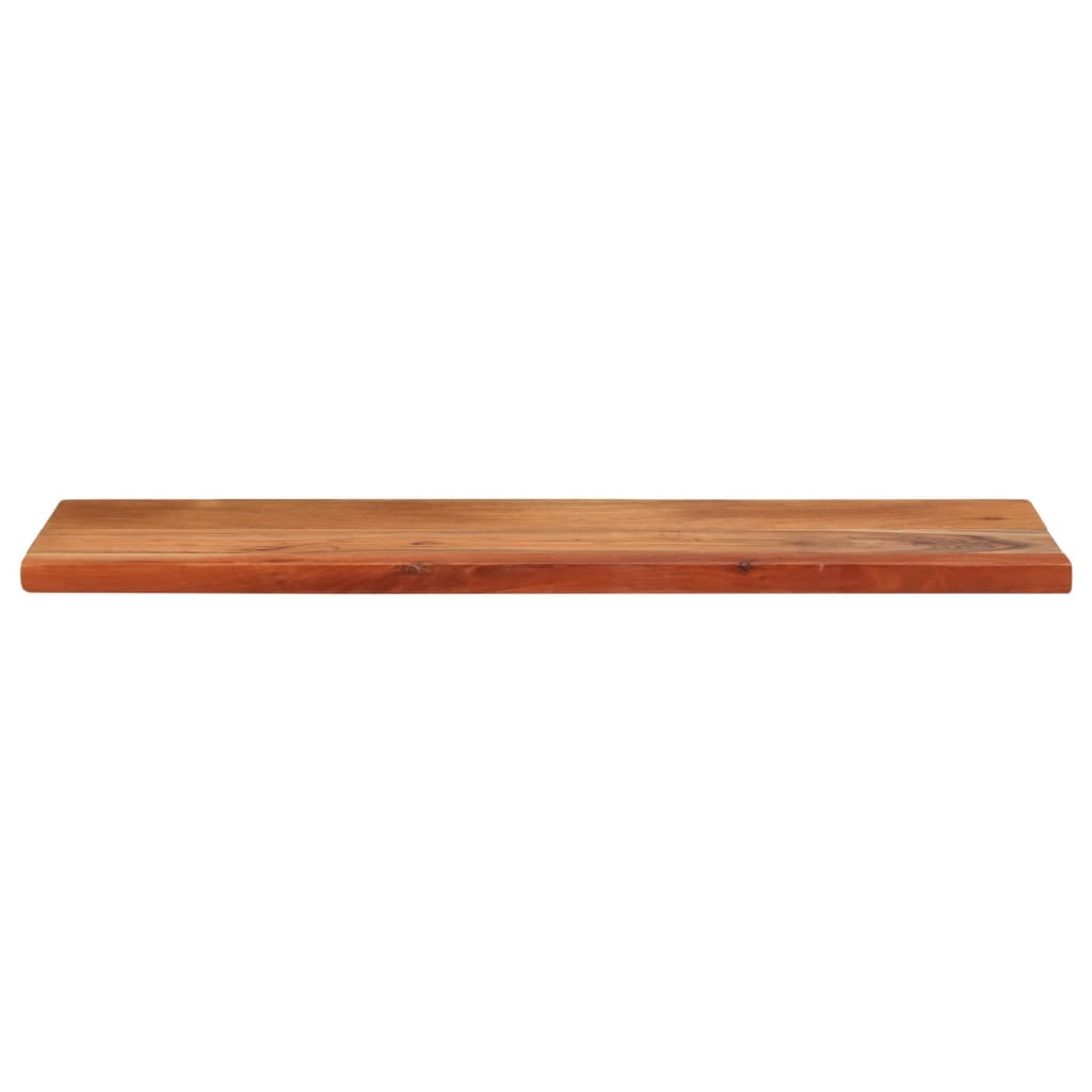 Piano Tavolo 80x40x3,8 cm Rettangolare Legno Massello Acacia