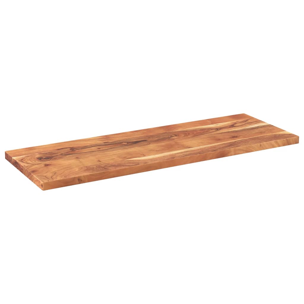 Piano Tavolo 140x50x3,8 cm Rettangolare Legno Massello Acacia
