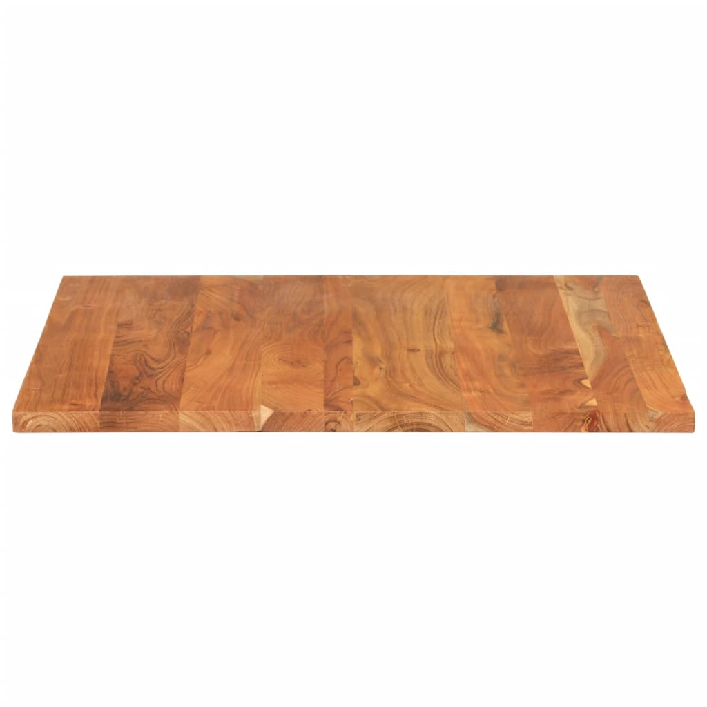 Piano per Tavolo 80x80x3,8 cm Quadrato Legno Massello di Acacia