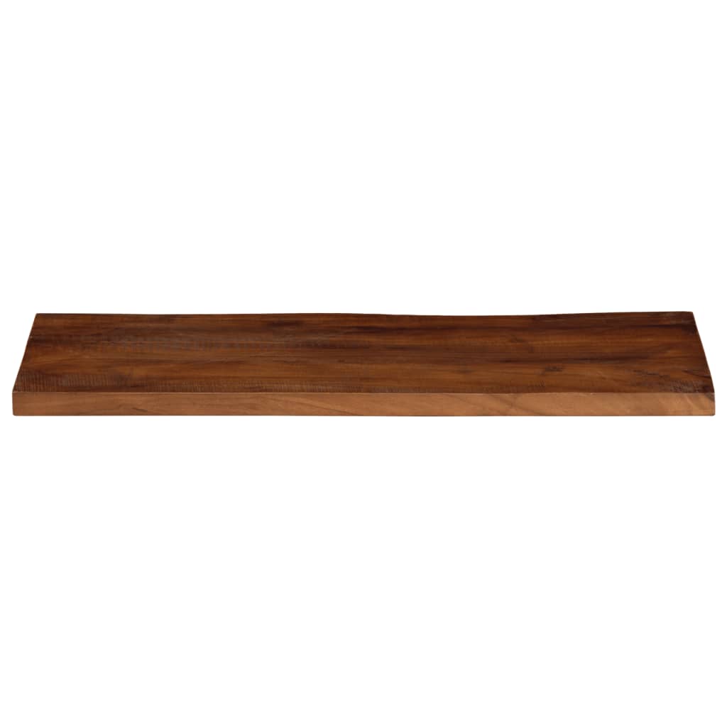 Piano Tavolo 80x40x2,5 cm Rettangolare in Massello di Recupero