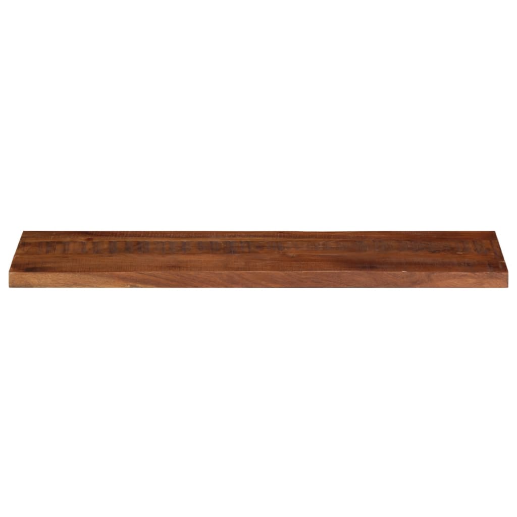 Piano Tavolo 120x40x2,5 cm Rettangolare in Massello di Recupero