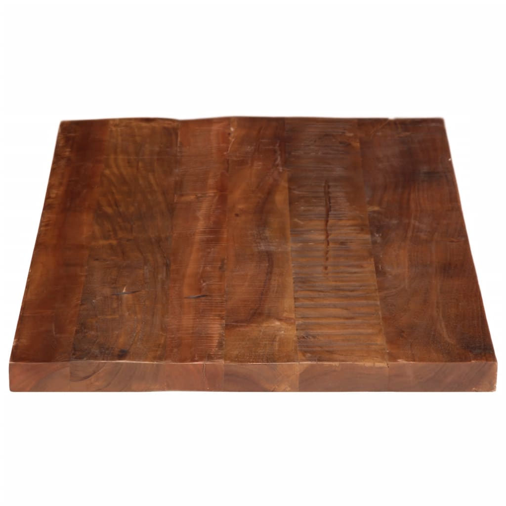 Piano Tavolo 100x70x2,5 cm Rettangolare in Massello di Recupero