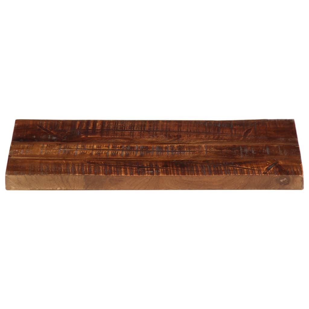 Piano Tavolo 60x30x3,8 cm Rettangolare in Massello di Recupero
