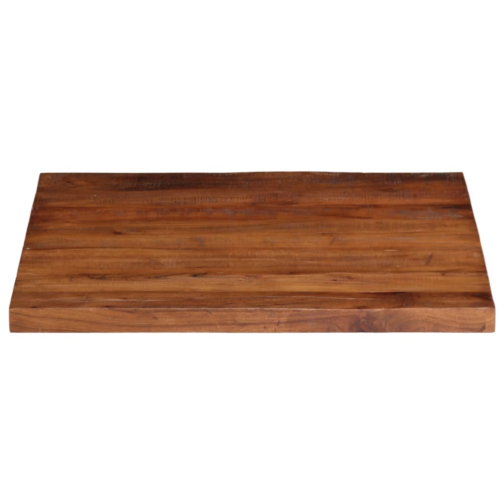 Piano per Tavolo 70x70x3,8 cm Quadrato Legno Massello di Acacia