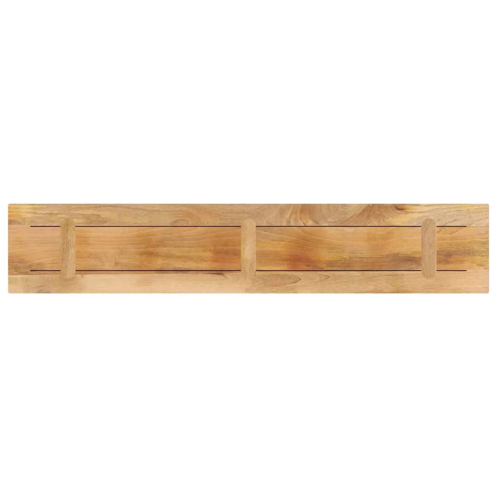 Piano per Tavolo 180x40x2,5 cm Rettangolare Legno Mango Grezzo