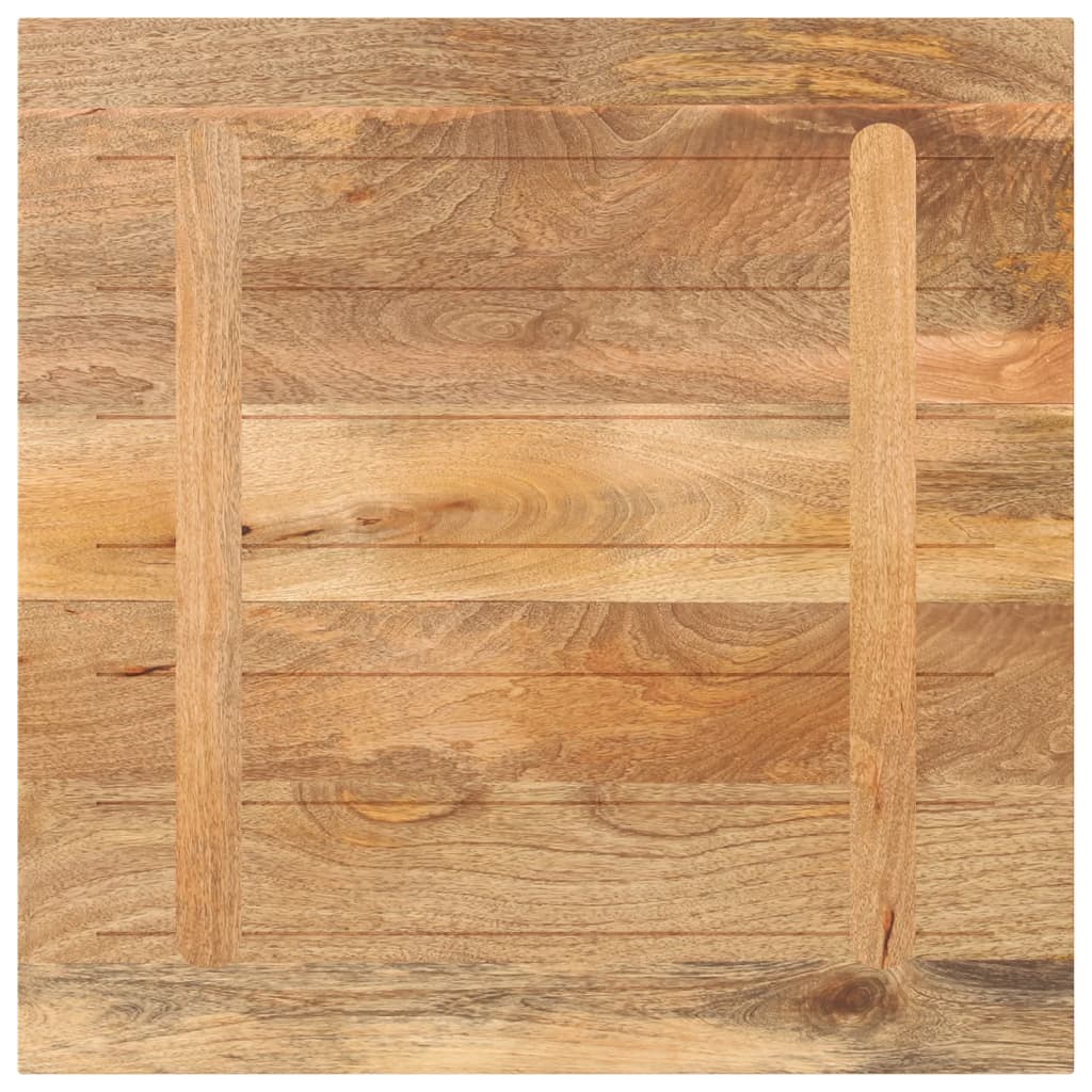 Piano per Tavolo 90x90x2,5 cm Quadrato Legno Massello di Pino