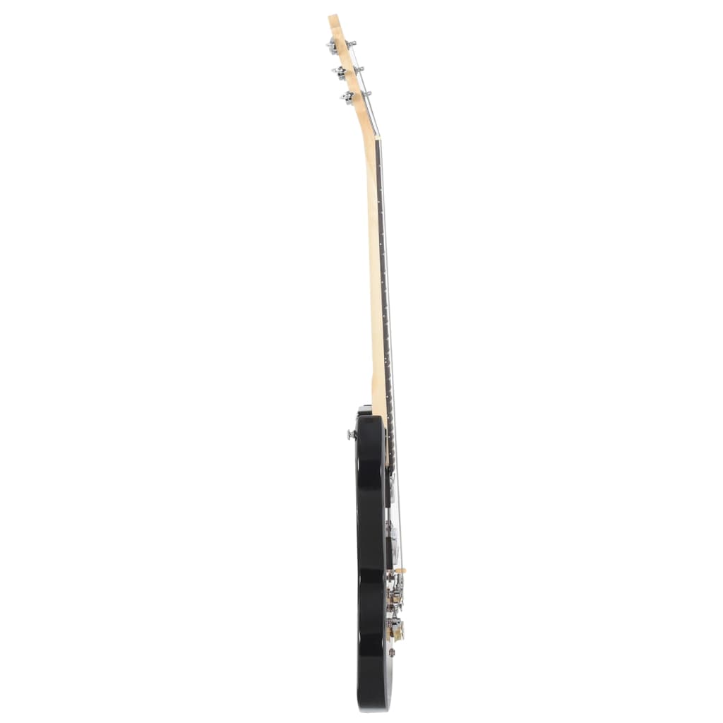 Chitarra Elettrica Principianti e Custodia Marrone Nera 4/4 39"