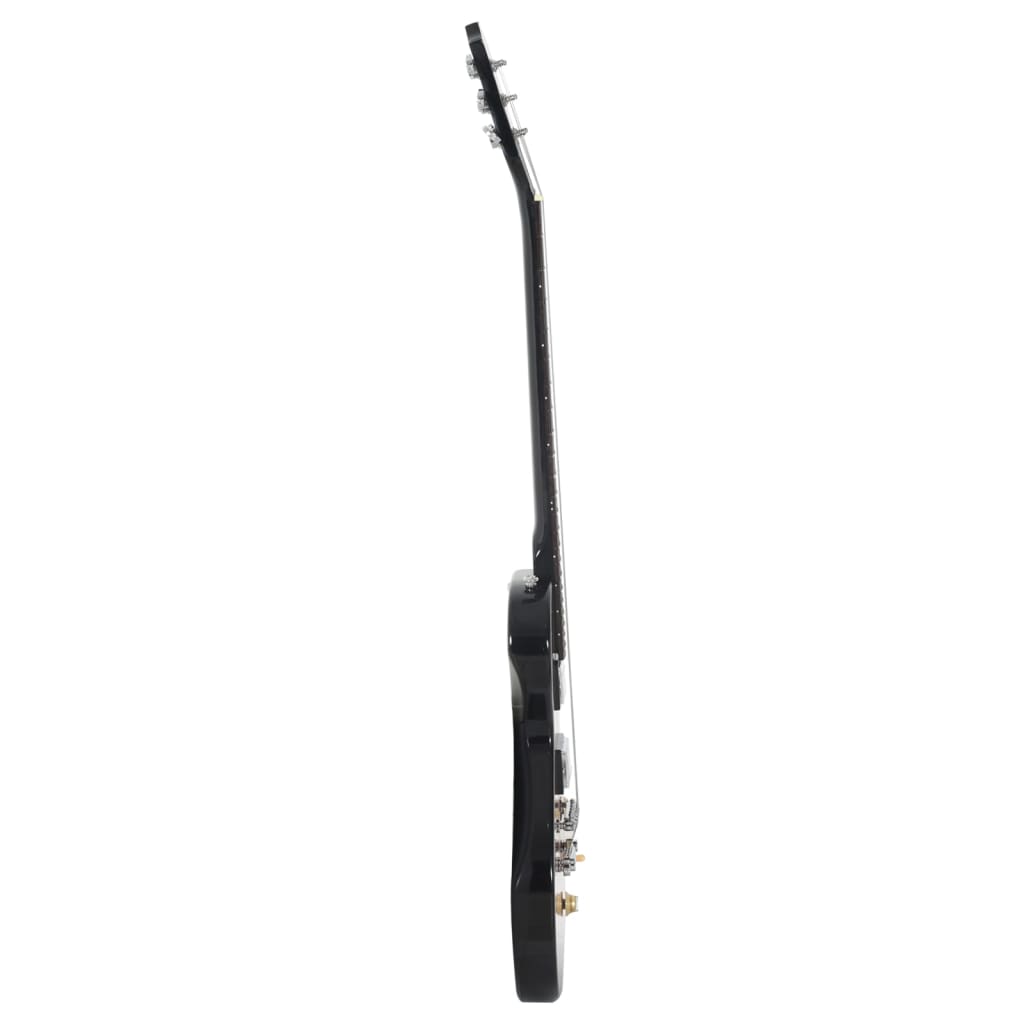 Chitarra Elettrica Principianti e Custodia Marrone Nera 4/4 39"
