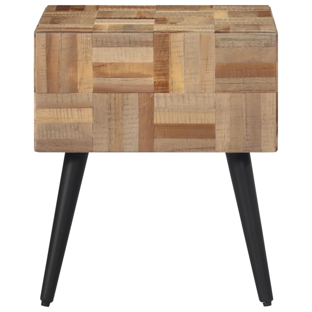 Tavolino 40x40x45 cm Teak Massello di Recupero