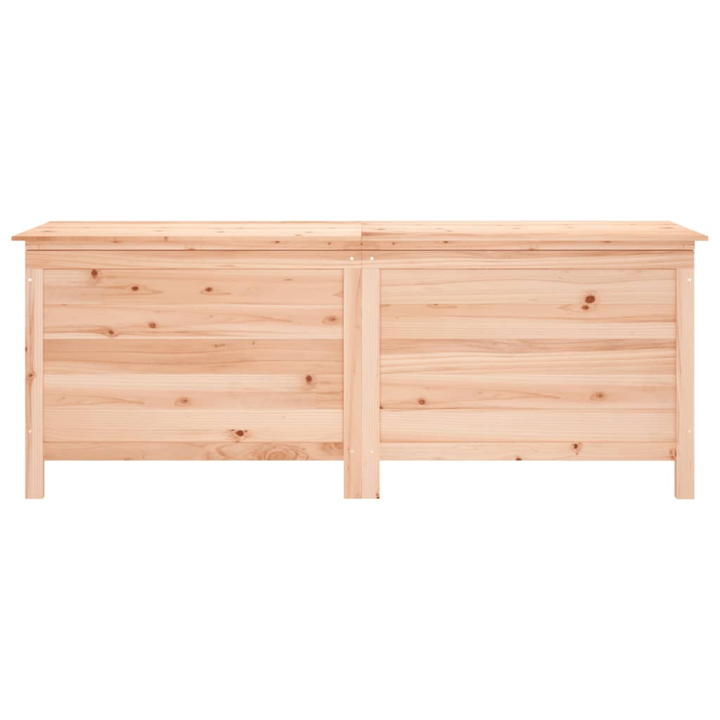 Contenitore da Giardino 150x50x56,5 cm Legno Massello di Abete