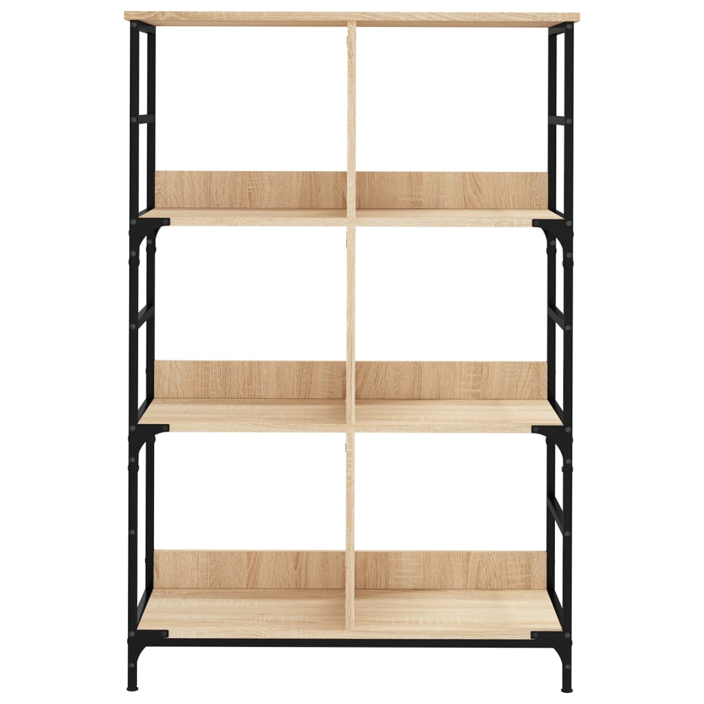 Libreria Rovere Sonoma 78,5x33x117,5 cm in Legno Multistrato