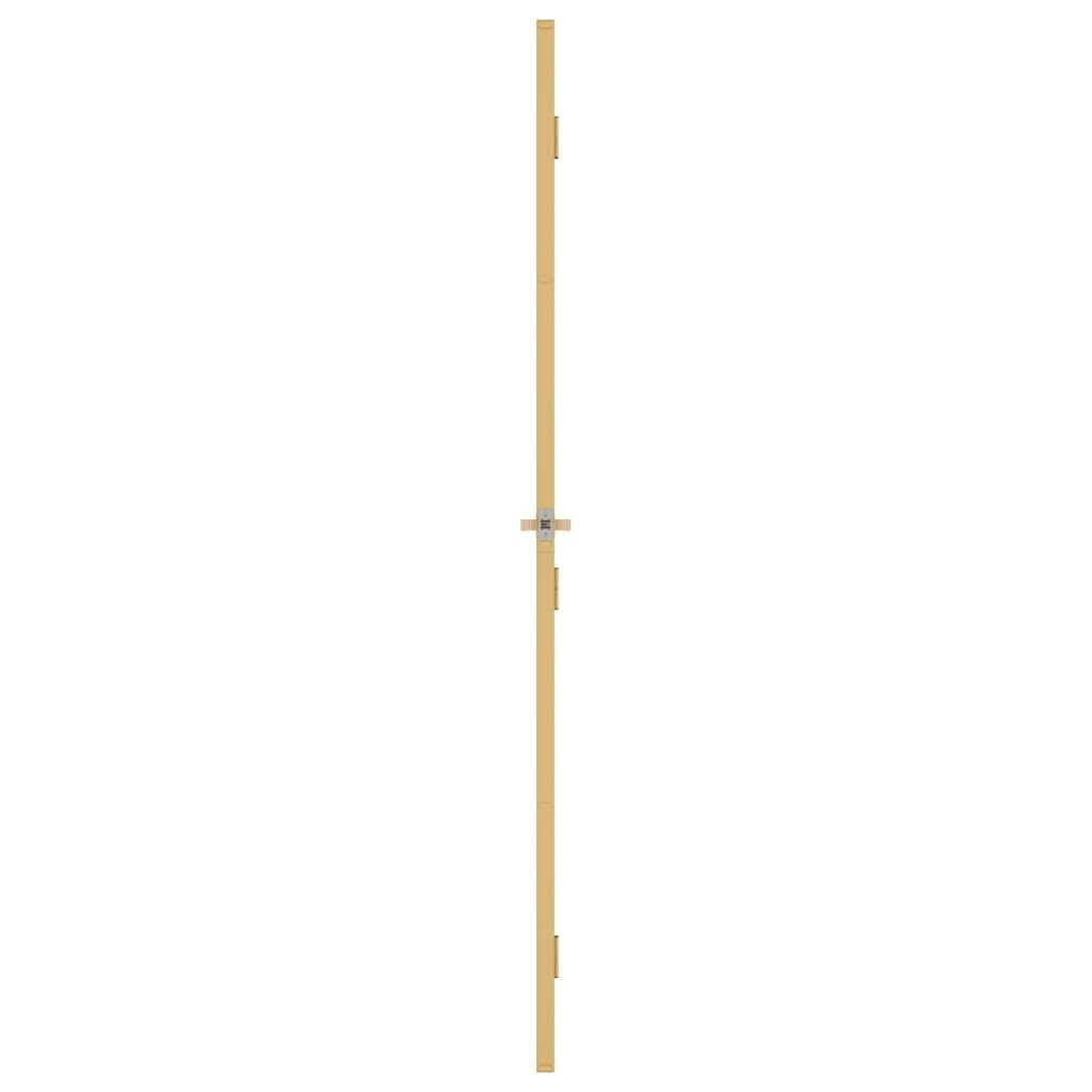 Porta Interni Sottile Oro 93x201,5cm Vetro Temperato Alluminio