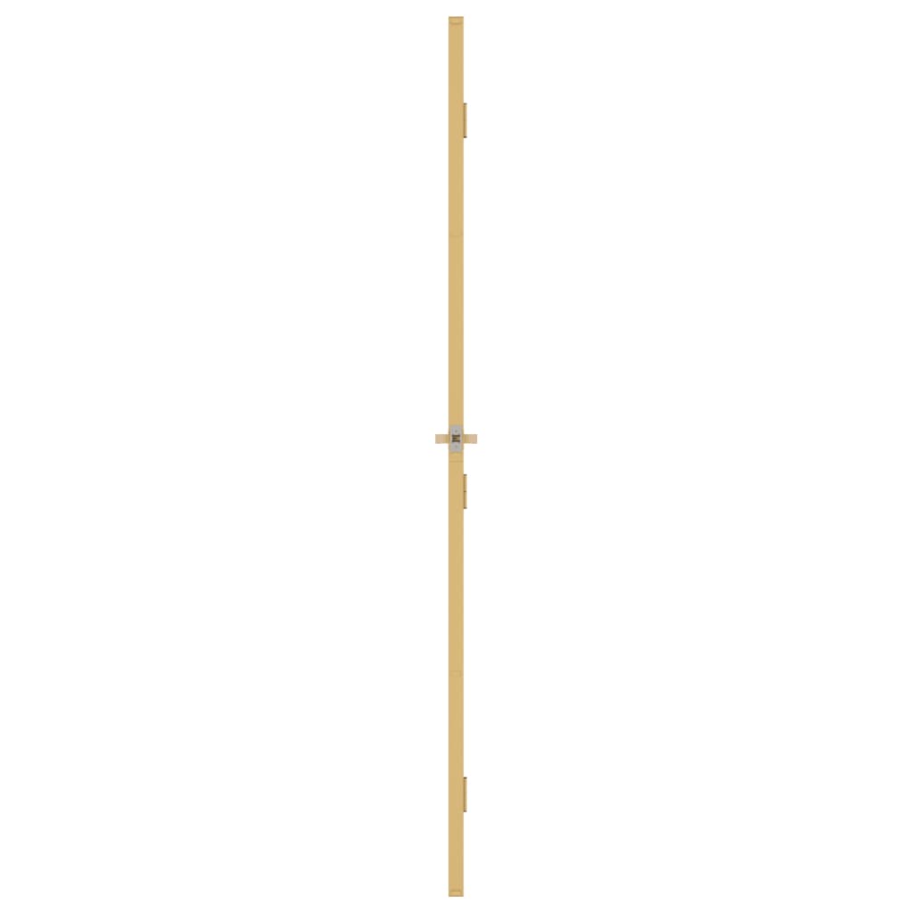 Porta Interni Sottile Oro 102,5x201,5 Vetro Temperato Alluminio