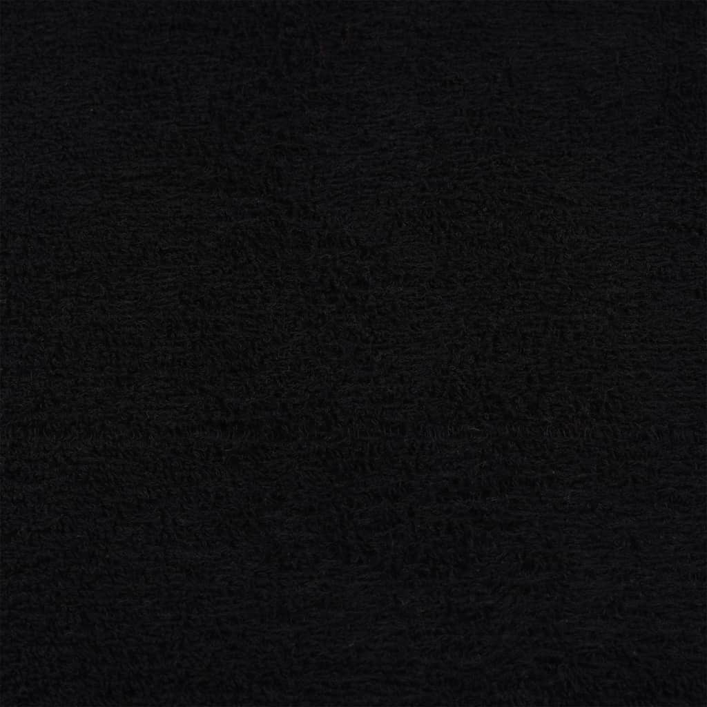 Asciugamani da doccia FROGN 4 pz Nero 70x140 cm 360 g/m²
