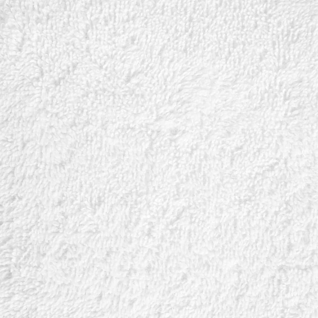 Asciugamani da bagno Premium SOLUND 4 pz Bianco 100x150 cm 600 g/m²