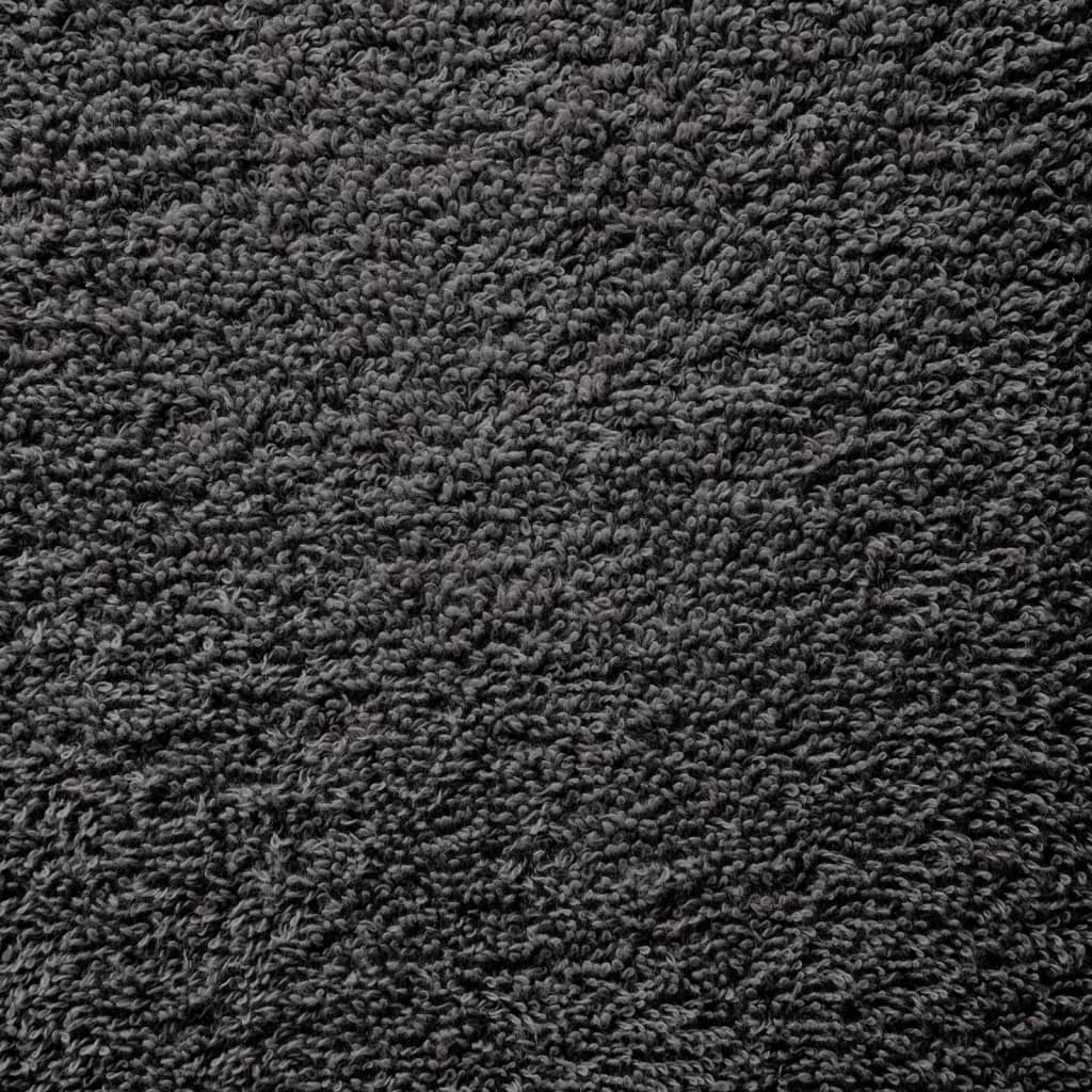 Asciugamani Premium SOLUND 4 pz Antracite 50x100 cm 600 g/m²