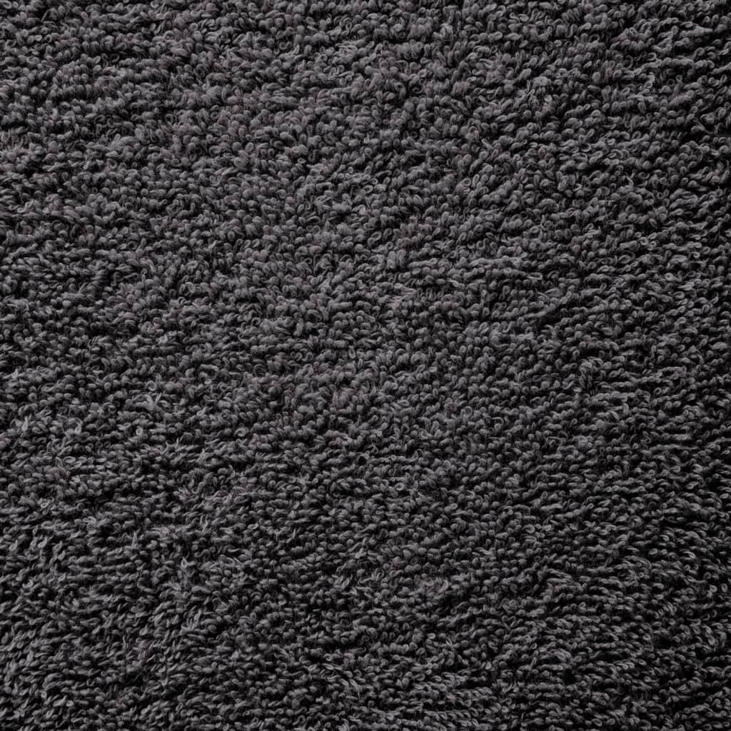 Asciugamani da bagno Premium SOLUND 2 pz Antracite 100x150 cm 600 g/m²
