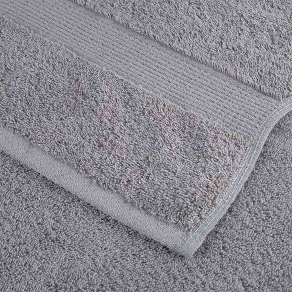 Asciugamano per Ospiti SOLUND 4 pcs Grigio 15 x 21 cm 550 gsm