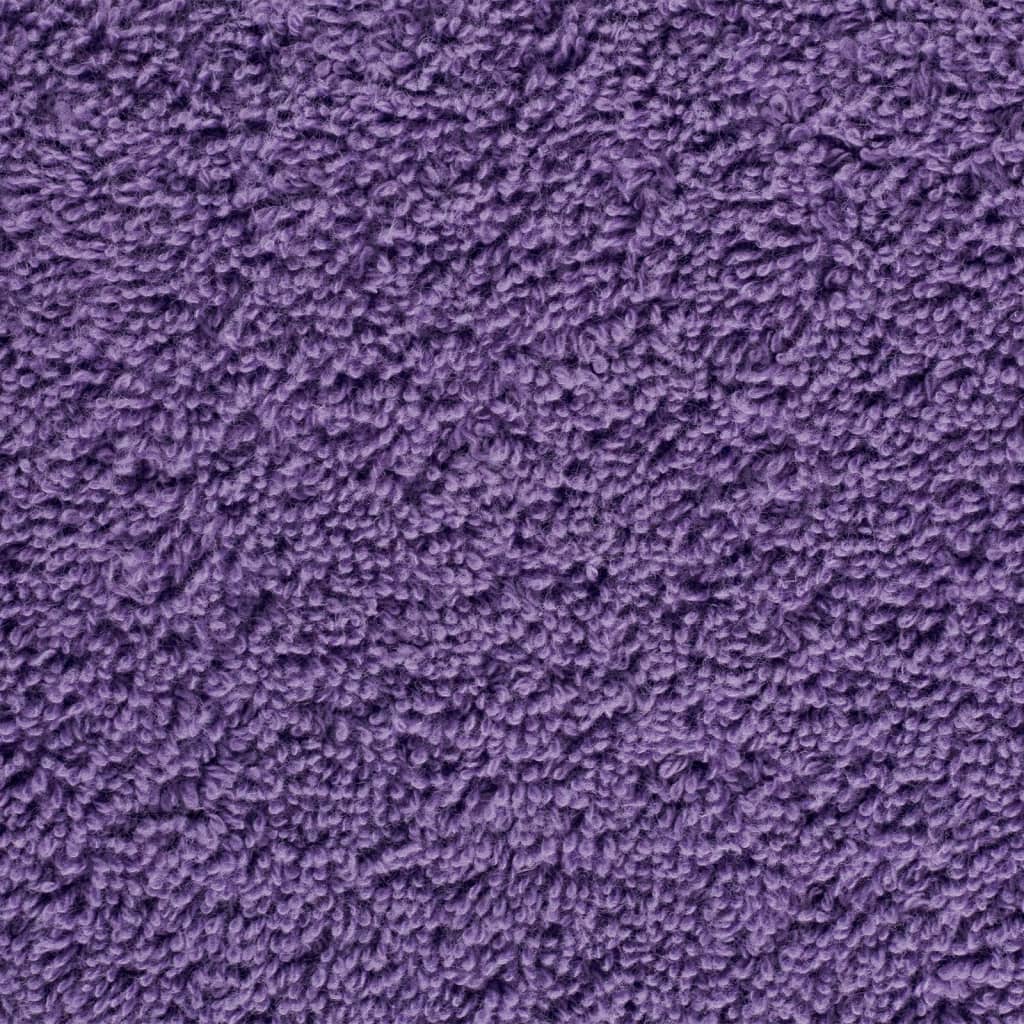 Asciugamani per Ospiti SOLUND 4 pz Viola 30x50 cm 600 g/m²