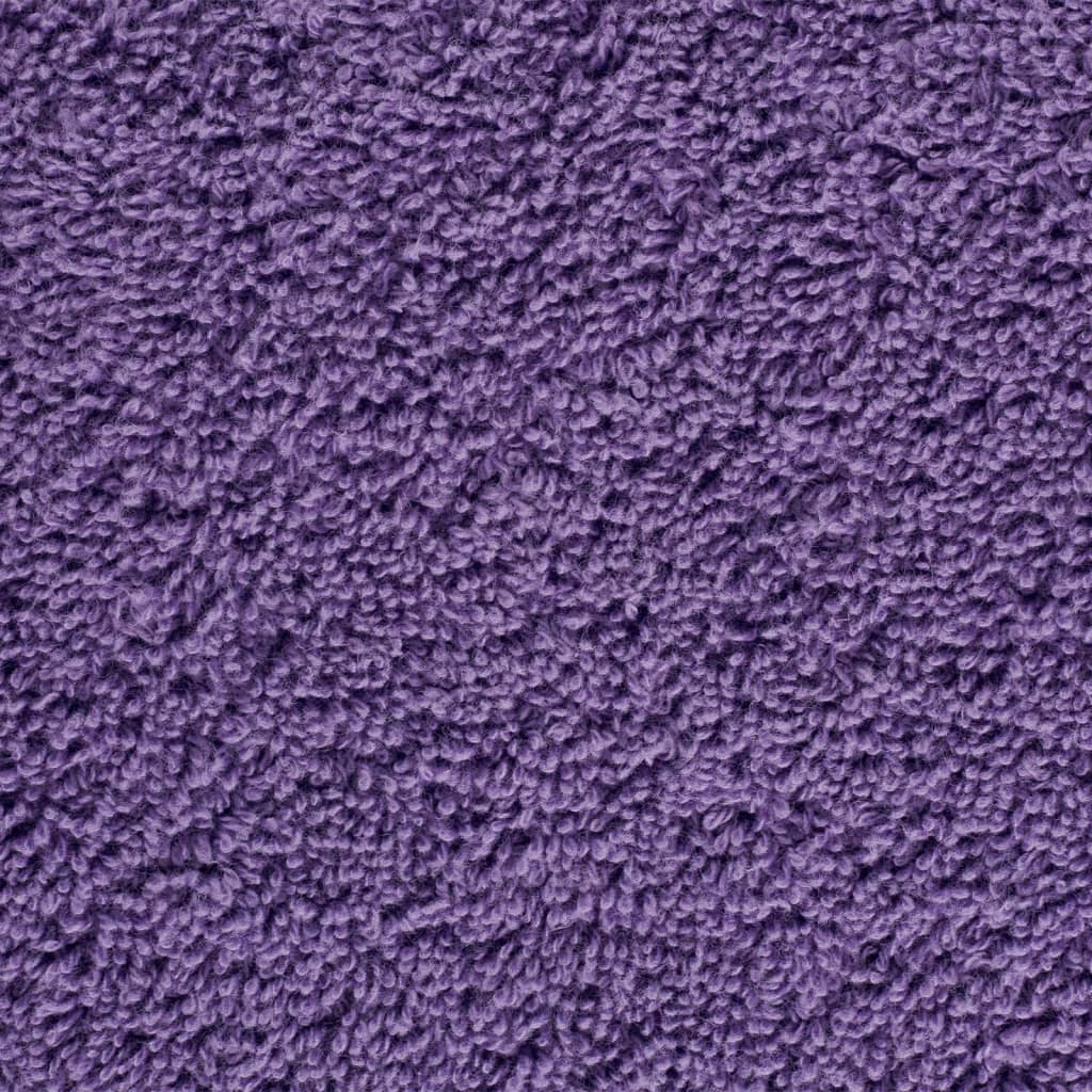 Asciugamani Premium SOLUND 4 pz Viola 50x100 cm 600 g/m²