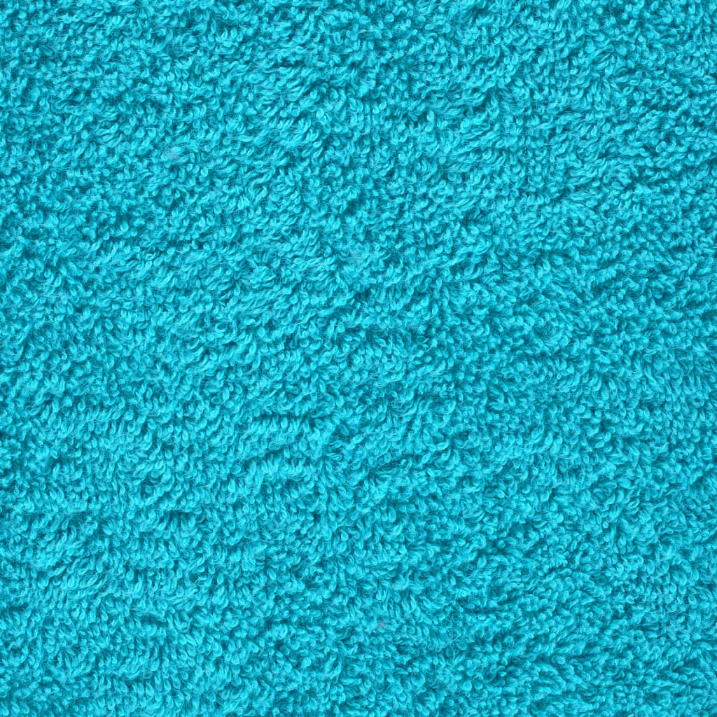 Asciugamani Premium SOLUND 4 pz Turchese 30x30 cm 600 g/m²