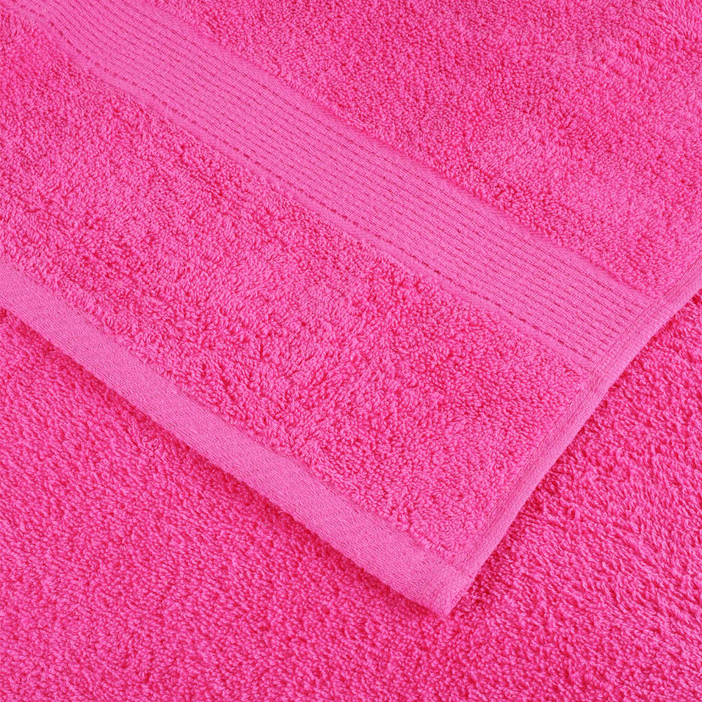 Set ASciugamani SOLUND 8 pz Rosa 600 gsm