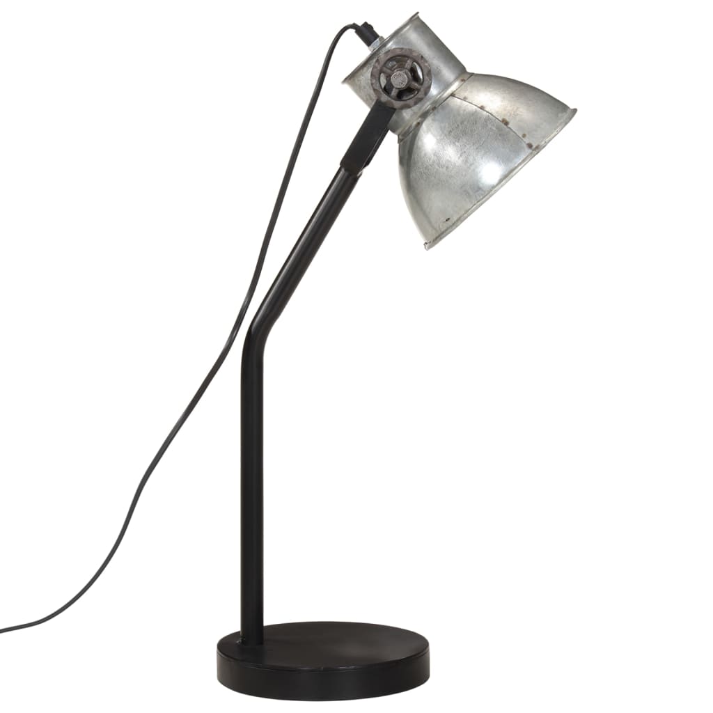 Lampada da Scrivania 25 W Argento Vintage 17x17x60 cm E27