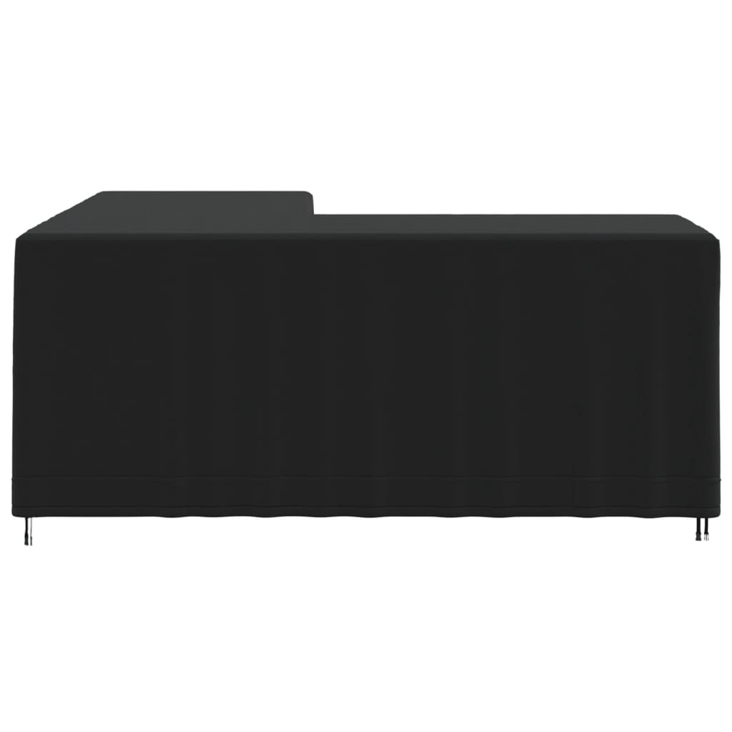 Copertura per Divano a L Nera 215x215x80 cm 420D Oxford