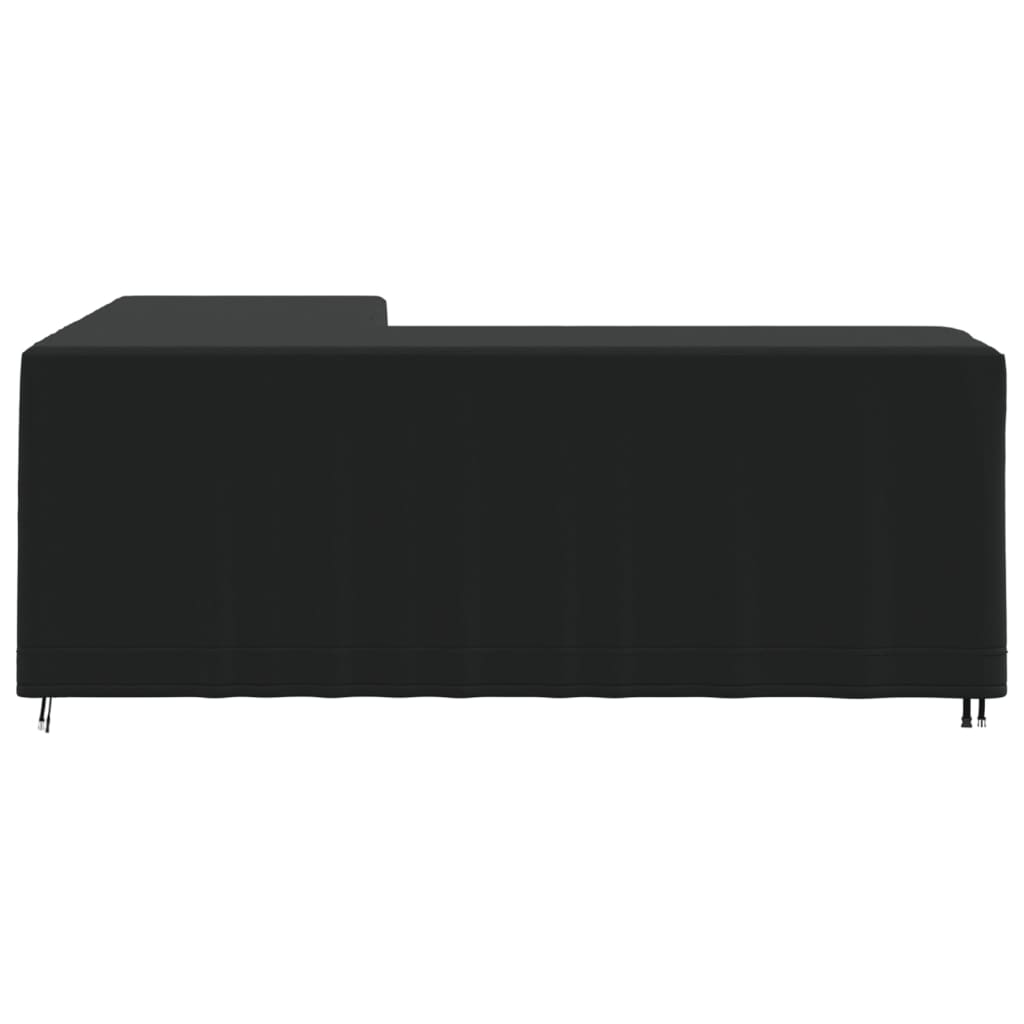 Copertura per Divano a L Nera 254x254x80 cm 420D Oxford