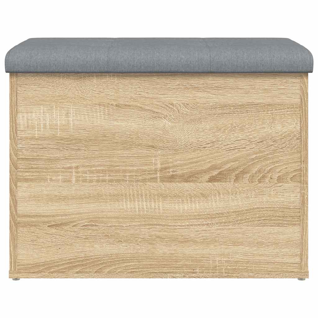 Panca Contenitore Rovere Sonoma 62x42x45 cm Legno Agglomerato