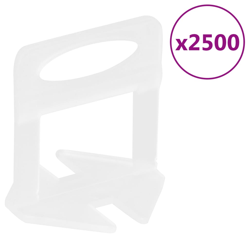 Sistema di Livellamento per Piastrelle 500 Cunei 2500 Clip 2 mm