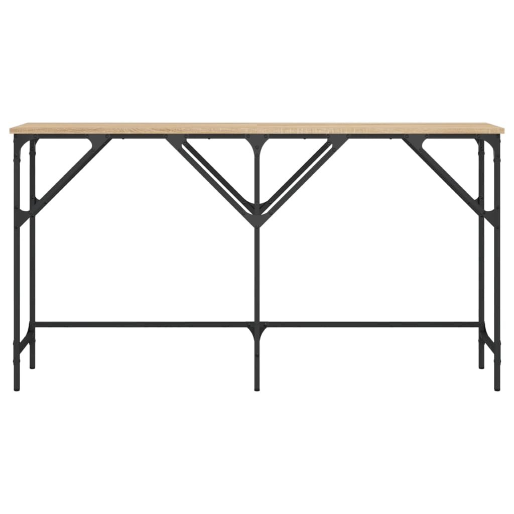 Tavolo Consolle Rovere Sonoma 140x29x75 cm in Legno Multistrato