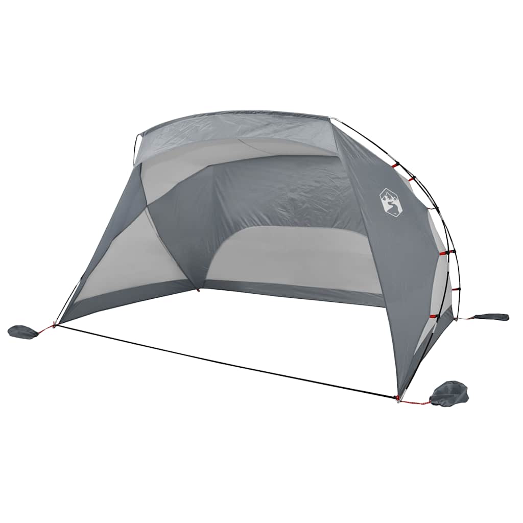 Tenda da Spiaggia Grigia 274x178x170/148 cm in Poliestere 185T