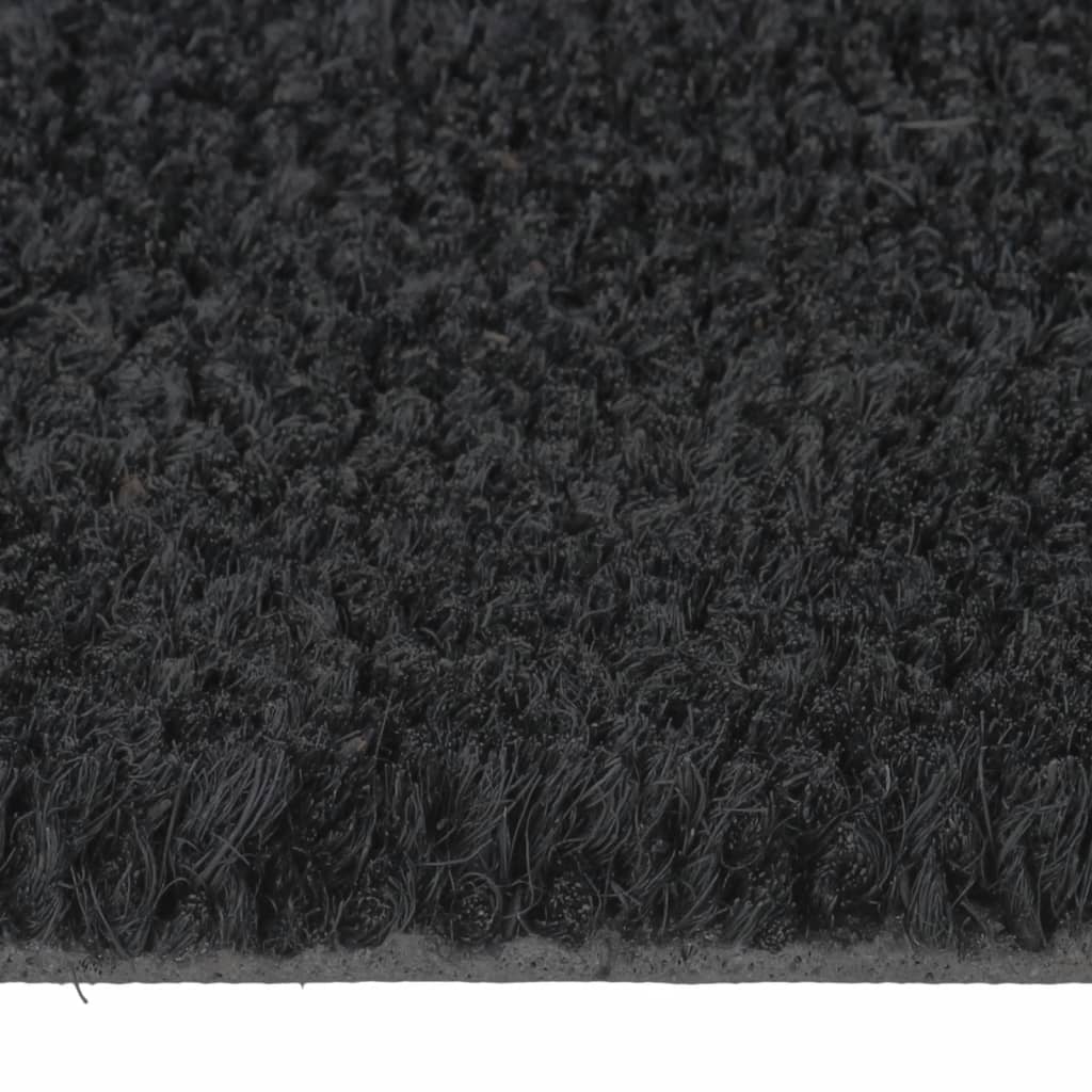 Zerbino Nero 65x100 cm Fibra di Cocco