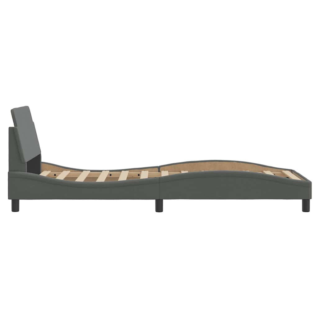 Giroletto Dover Grigio Scuro 90x190 cm Tessuto