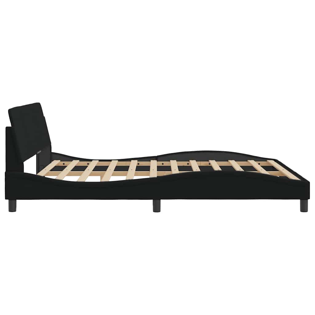 Giroletto Dover Nero 180x200 cm in Tessuto
