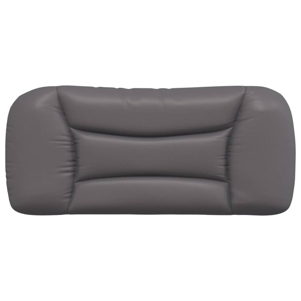 Cuscino Testiera Hvar Grigio 80 cm in Similpelle