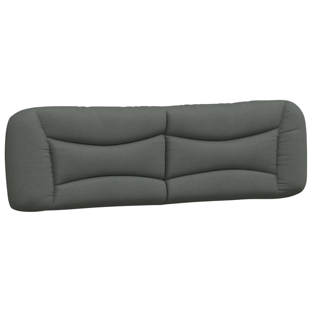 Cuscino Testiera Grigio Scuro 180 cm in Tessuto