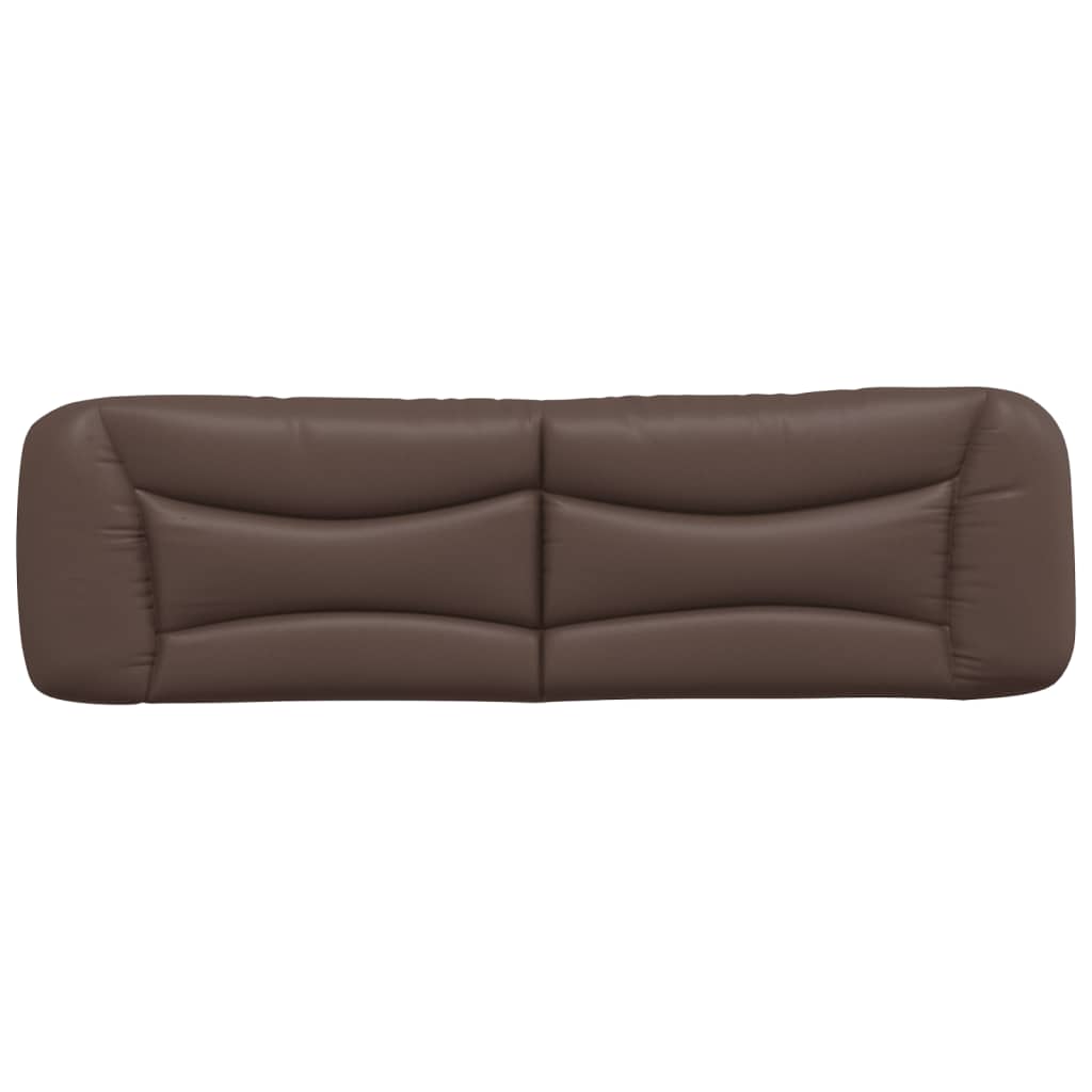 Cuscino Testiera Hvar Marrone 180 cm in Similpelle