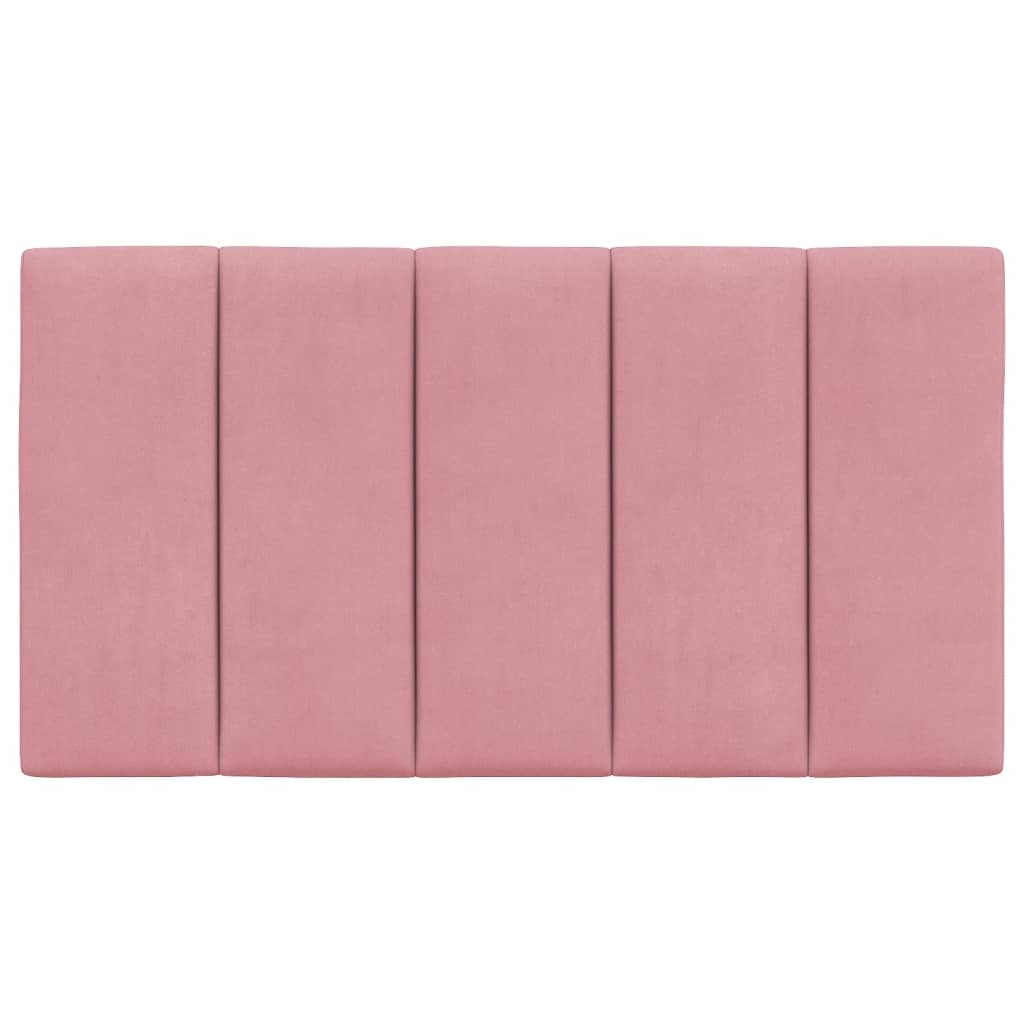 Cuscino Testiera Hanko Rosa 90 cm in Velluto