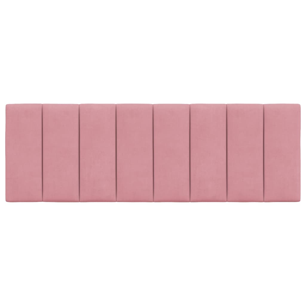 Cuscino Testiera Hanko Rosa 120 cm in Velluto